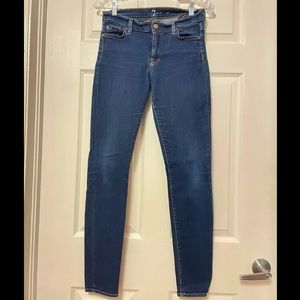7 for all Mankind skinny jeans